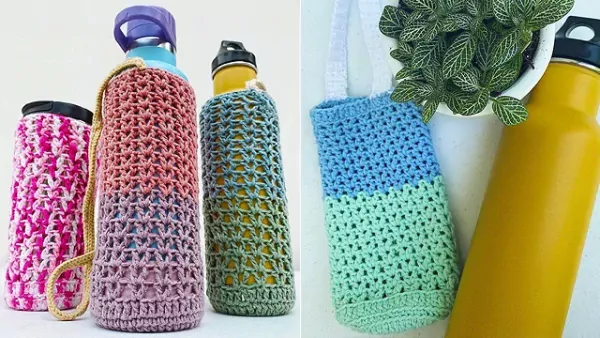 Crochet Tumbler Holder - Simple