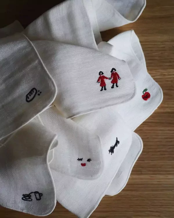 Embroidered Hanky - Embroidered Hanky
